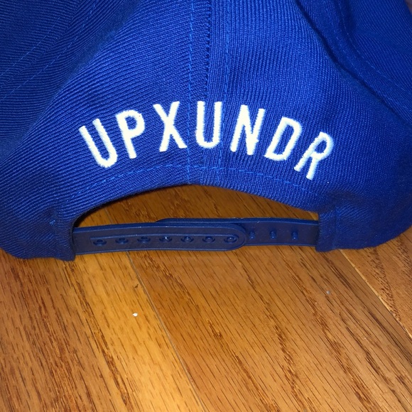 LA Snap Back Up x Undr Brand. Royal blue White - Picture 3 of 4